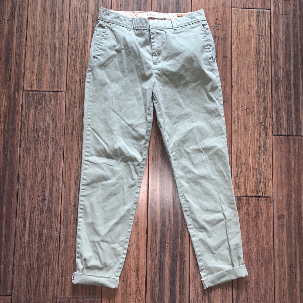 Zara Green Casual Pant